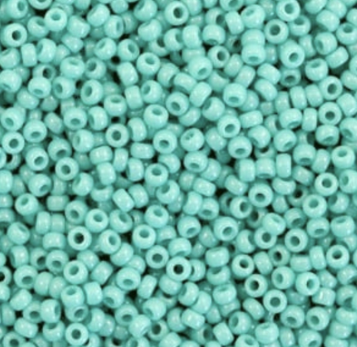 11-412 | Miyuki rocailles seed beeds 11/0 Opaque Turquoise Green  | Glas kralen | Groen | 11-412